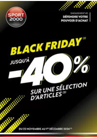 Prospectus Sport 2000 ISTRES : BLACK FRIDAY