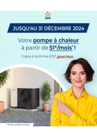 Prospectus aubade PARIS : Votre PAC à partir de 51 € par mois ! Grâce à la Prime EDF pour tous