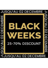 Prospectus bois & chiffons LES CLAYES SOUS BOIS : Black Weeks