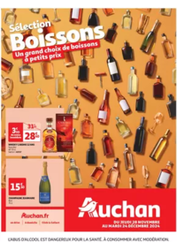 Prospectus Auchan LE HAVRE : Le guide des boissons de Noël