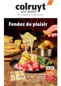 Prospectus Colruyt BRAZEY EN PLAINE : Fondez de plaisir