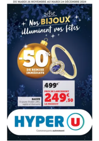 Prospectus Hyper U ECOMMOY : Bijoux de Noël