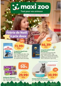 Prospectus Maxi zoo Epinal : Féérie de Noël à prix doux