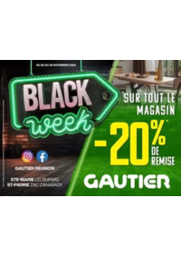 Prospectus GAUTIER RODEZ : Black Week