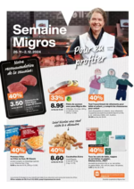 Prospectus Migros Supermarché : Tolle Rabatt uf usgwählte Produkt