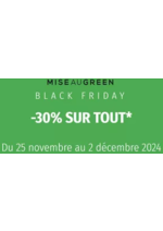 Prospectus Mise au green : Black Friday : jusqu'à -30% sur tout