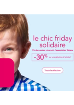 Prospectus Jacadi : Le Chic Friday Solidaire