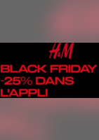 Black Friday : jusqu'à -25% - H&M