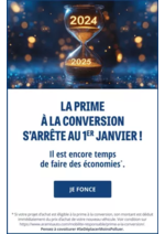 Promos et remises  : La prime à la conversion s'arrête au 1er janvier !