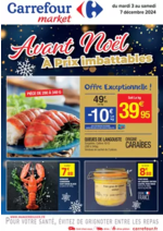 Prospectus Carrefour Market : AVANT NOEL À PRIX IMBATTABLES