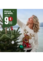 Prospectus La Halle : Ambiance festive activée avec nos pulls de Noël à partir de 9,99€ pour toute la famille !