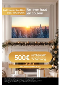 Prospectus Boulanger Publier : OFFRE SAMSUNG jusqu'à 500€ REMBOURSÉS