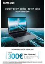 Prospectus LDLC : Samsung rembourse jusqu'à 300€ pour l'achat d'un Galaxy Book éligible