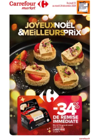 Prospectus Carrefour Market MIMIZAN : JOYEUX NOËL & MEILLEURS PRIX