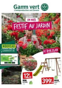 Prospectus Gamm vert BAR SUR AUBE : Festif au jardin