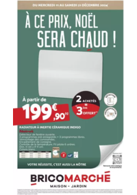 Prospectus Bricomarché Méréville : A ce prix, Noël sera chaud !