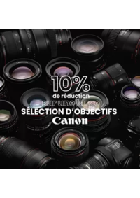 Prospectus Phox Un regard différent : C’est le moment de faire durer le plaisir avec -10% sur une sélection d’objectifs Canon !