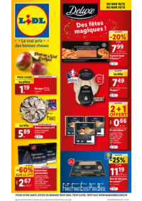 Prospectus Lidl ANGERVILLE : Retrouvez une large sélection de mets d'exception à petits prix chez Lidl!