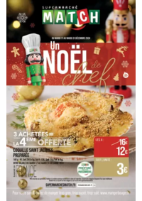 Prospectus Supermarchés Match Commercy Euville : Un Noël de chef