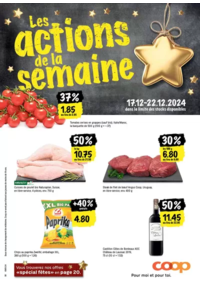 Prospectus Coop Supermarché Le Sentier : Coop reklamblad