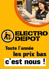 Prospectus ELECTRO DEPOT CAMBRAI : Toute l'année les prix bas c'est nous !