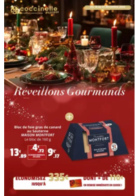 Prospectus Coccinelle Express COLOMBELLES : Réveillons Gourmands