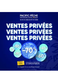 Prospectus Pacific Pêche BOURG-EN-BRESSE - VIRIAT LA NEUVE  : Ventes Privées Pacific Pêche jusqu'à -70% !