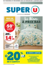 Prospectus Super U : Spécial Blanc