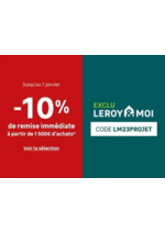 Prospectus Leroy Merlin : Le offre du moment