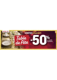 Prospectus Gifi : Table de fête -50 %