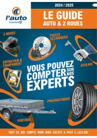 Prospectus L'auto E.Leclerc BAR SUR AUBE : Le guide AUTO & 2 ROUTES