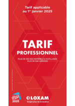 Prospectus Loxam : Tarifs professionnels