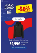 Prospectus Intersport : Jusqu’à -50%