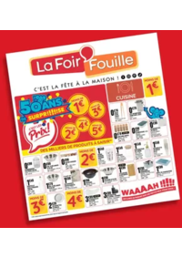 Prospectus La Foir'Fouille GAP : Des milliers de produits à moins de 1 €, 2 €, 3 €, 4 €, 5 €…