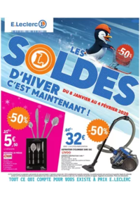 Prospectus E.Leclerc LA SOUTERRAINE : SOLDES DHIVER