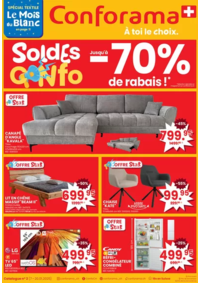 Prospectus Conforama Conthey : Conforama reklamblad - FR