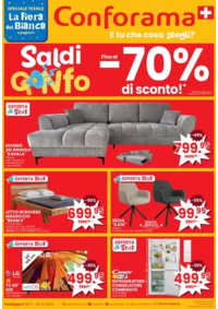 Prospectus Conforama San Antonino - Cadenazzo : Conforama reklamblad - IT