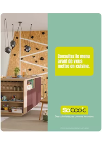 Prospectus SoCoo'c Soissons - Vauxbuin  : Consultez le menu avant de vous mettre en cuisine.