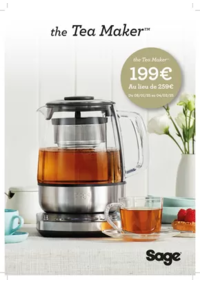 Prospectus BeDigital Banassac : SAGE PROMO TEA MAKER