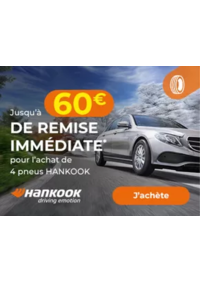 Prospectus Euromaster Eauze : Jusqu'à 60€ de remise immédiate* pour l'achat de 4 pneus HANKOOK