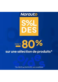 Prospectus Norauto VALENCE GUILHERAND GRANGES : Jusqu'à -80% de remise sur une sélection de produits