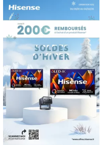 Prospectus Boulanger Le Comptoir - Merlimont : OFFRE Hisense : jusqu'à 200€ remboursés !