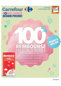 Prospectus Carrefour BOURG EN BRESSE : BONNE ANNÉE BONNE PROMO - PARENTS MALINS