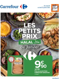 Prospectus Carrefour CHERBOURG : LES PETITS PRIX HALAL DE JANVIER