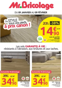 Prospectus Mr Bricolage Argentat : Du STYLE sous vos pieds, à prix canon !