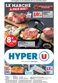 Prospectus Hyper U PARTHENAY : Le marché à prix bas!