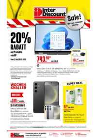 Prospectus Inter Discount Brugg - Neumarktplatz  : Interdiscount reklamblad DE