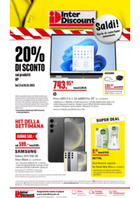 Prospectus Inter Discount La Chaux-de-Fonds - Les Entilles : Interdiscount reklamblad IT