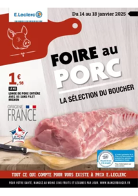 Prospectus E.Leclerc BASTIA : FOIRE AU PORC