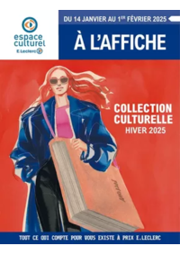 Prospectus Espace culturel E.Leclerc VARENNES SUR SEINE : SELECTION HIVER